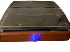 JORLAI TT100PC USB Turntable Record Player Built-In Speakers AUX Line Out Tested