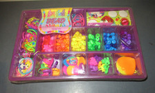 VINTAGE LISA FRANK BEAD MANIA KIDS BEADS TRAY SET