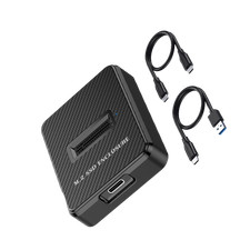 M.2 NVMe  SATA to USB C Docking Station M Key B M Key Reader Writer Adapter qi