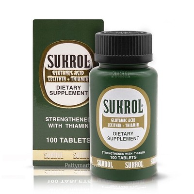 SUKROL Glutamic Acid Lecithin Thiamin Dietary Supplement  100 Tabs
