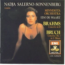 Brahms & Bruch: Violin Concertos Najda / Salerno-Sonnenberg  - Music CD - VG