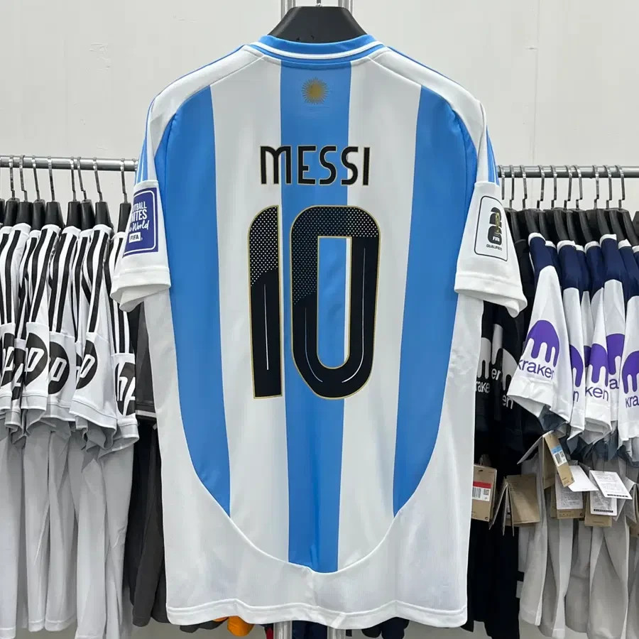 24/26 Argentina National Team Home Jersey #10 Lionel MESSI - 100% Official
