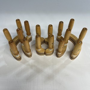 6 pc Set Of Wood Viola or Violin Clamps for Luthier Repair Used