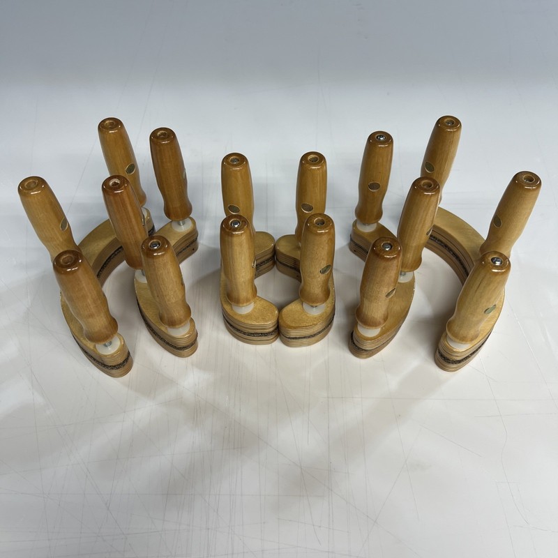 6 pc Set Of Wood Viola or Violin Clamps for Luthier Repair Used