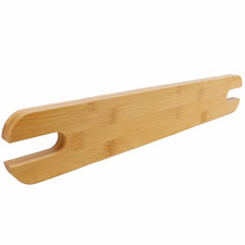 Seggiolone per Bambini Poggiapiedi in Legno Di Bambù Naturale Poggiapiedi per Se