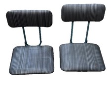 Folding Stadium Seat Portable Metal  Vinyl Chair Retro Bleachers Ball Game