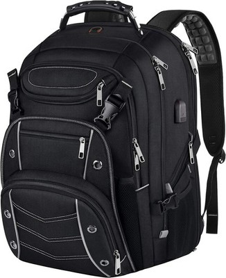Extra Large Backpack 60L Capacity Fits 15.6-19'' Laptops Sport Multi-Compartment