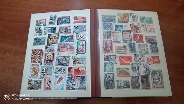 VECCHIA RUSSIA - ALBUM VINTAGE - URRS - CCCP - LOTTO CIRCA 600 ...