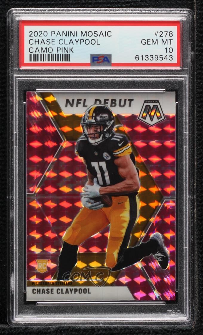 Chase Claypool Panini Mosaic #278 Camo Pink