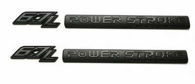 #ad Black Side Door 6.7L Power Stroke Badges Set of 4 Fit for F250F350 $34.99