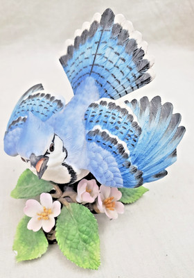 VTG 1990s THE LENOX GARDEN BIRDS COLLECTION BLUE JAY VERY BEAUTIFUL