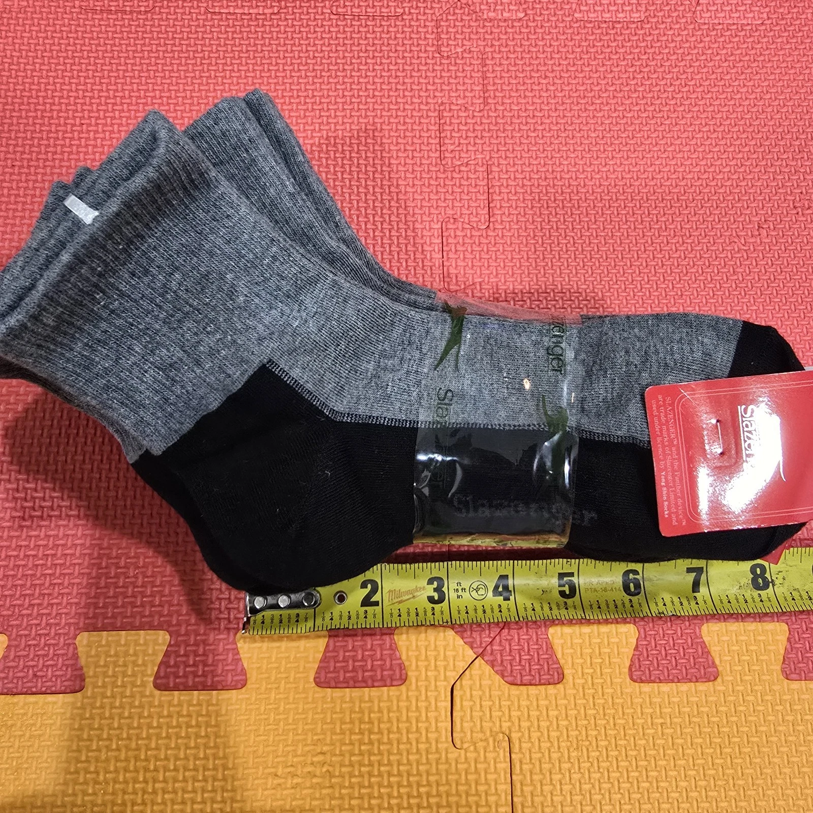 Slazenger Women's Socks 10-Pair Pack - Made in Korea - Grey/Black - Size 23-25cm