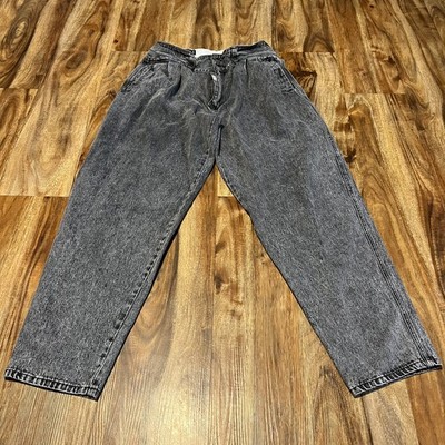  Vtg Select Savco Acid Wash Pleated Jeans  -  size 33  Retro  