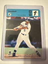 2004 Donruss Playoff - BLUE Base Runner - George Brett 40/40 Bookend Royals HOF