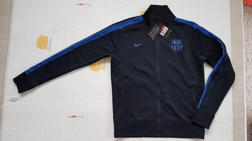 SACAI X NIKE NIKE FC BARCELONA PLAYER ISSUE BEST N98 GIACCA ALLENAMENTO PULLOVER 2011 12 TAGLIA L