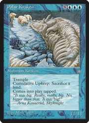 Polar Kraken #89 Ice Age Magic: The Gathering Rare