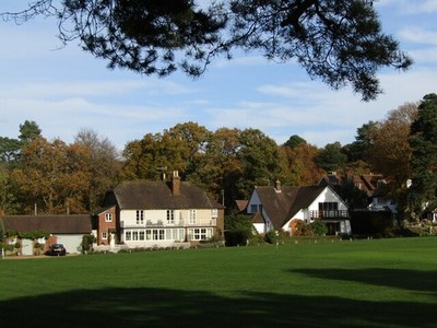 Photo A3 Blackheath Cricket Ground Chilworth/TQ0247 Village cricket gro c2020
