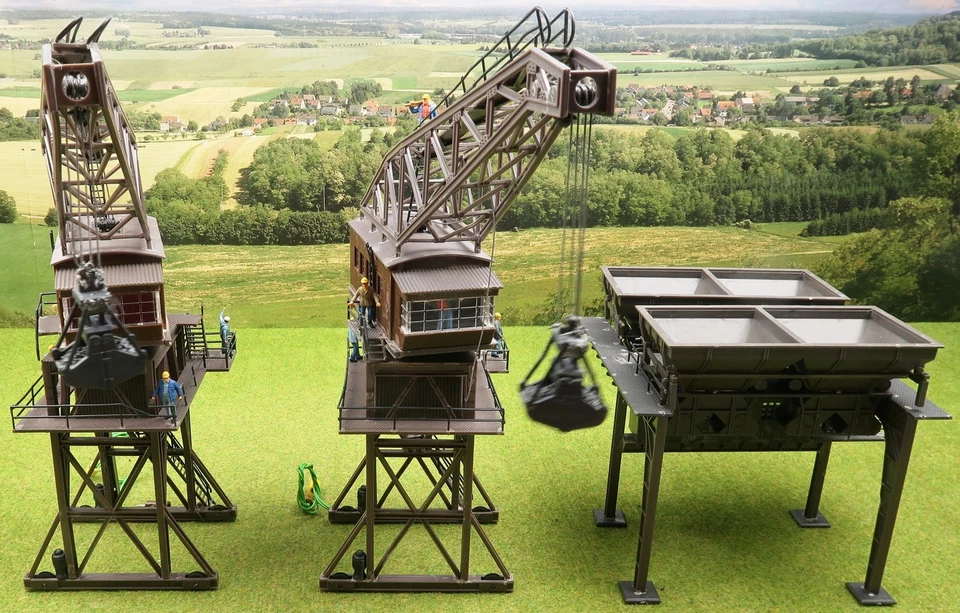 Faller H0 1:87 KONVOLUT 120148 (B-148) + 120162 (B-162) Großbekohlungsanlage - Bild 4 von 4