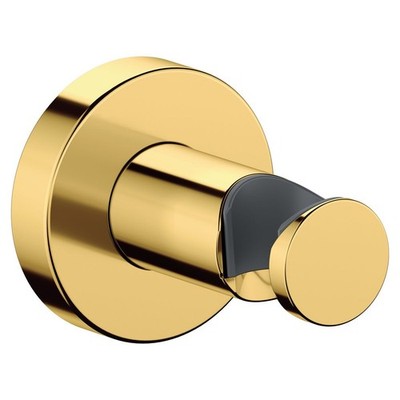Duravit Brausehalter Gold poliert mit runder Rosette UV0620007034