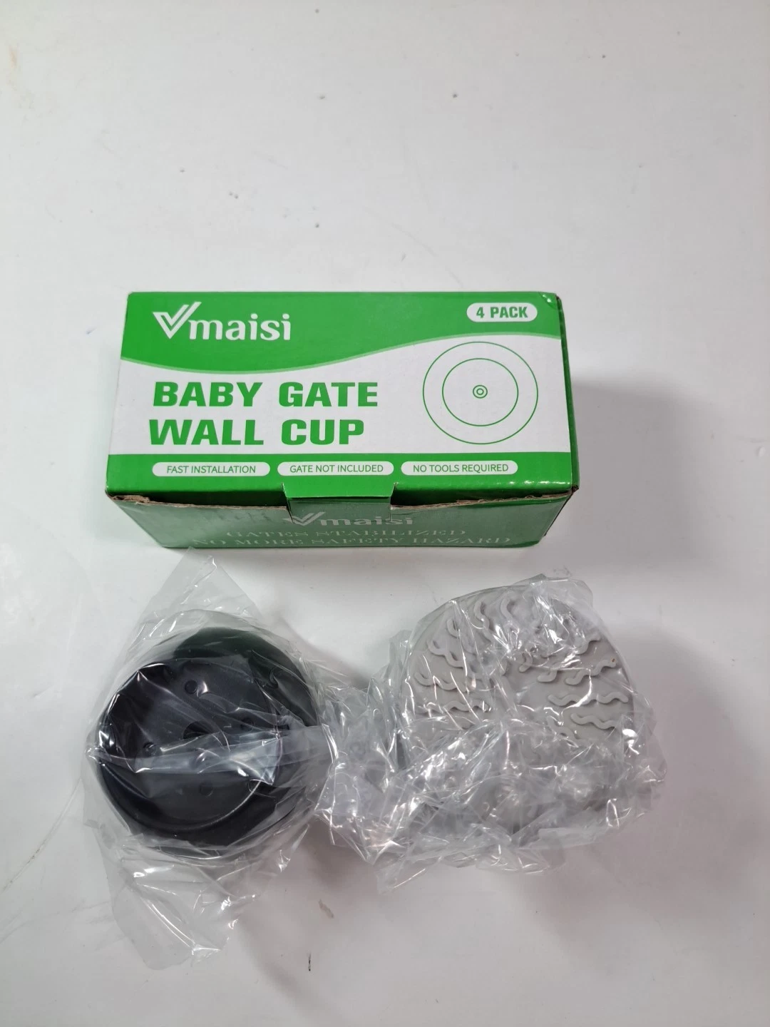 Baby Gate Wall Cups 4 Pack Cup Pads to Guard Your Walls