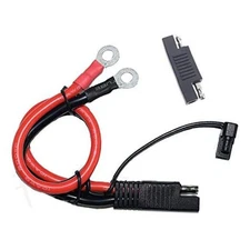 Battery Charging Cable SAE to O Ring Terminal Connectors Harness, 10AWG Quick 