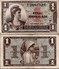 Series 521 $1 MILITARY PAYMENT CERTIFICATES