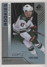2018 SP Game Used Authentic Rookies Rainbow /296 Louis Belpedio Louie #182 0l2