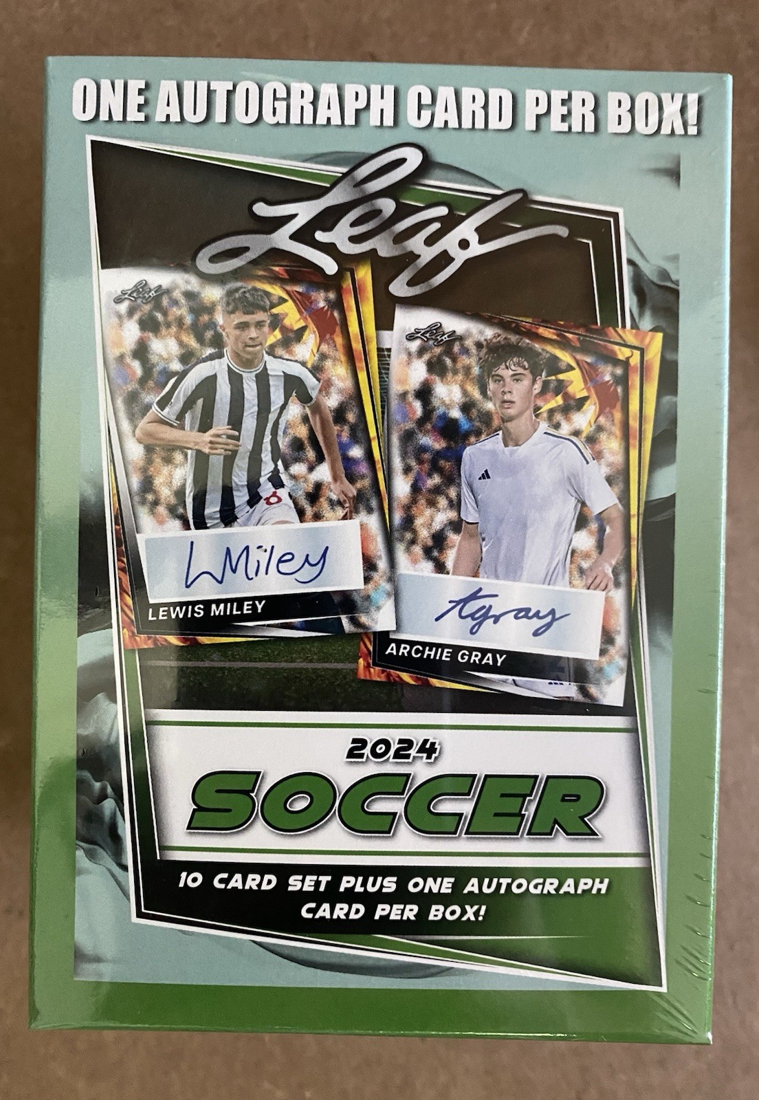 2024 Leaf Soccer Blaster Box Brand New / Sealed 1 Set + 1 Auto Per Box ⚽️