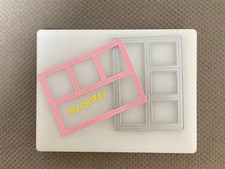 Mvchifay Window Frame Cutting Dies for Card Making Metal Die-Cuts Scrapbooking