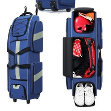 Catchers Gear Bag, Baseball Bag with Wheels, Large Capacity Softball Bag with...