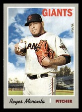 Reyes Moronta 2019 Topps Heritage #337 San Francisco Giants Buy10get5FREE