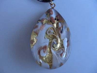 Glas Anhänger Kettenanhänger Anhänger original Muranoglas Schmuck Handgefertig - Bild 1 von 4
