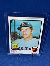 VINTAGE 1973 Topps Carlton Fisk Rookie All-Star Trophy #193 Boston Red Sox