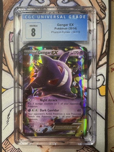 Gengar-EX graded CGC 8 for sale on eBay