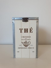 (NWOT) tea box French Colonial style