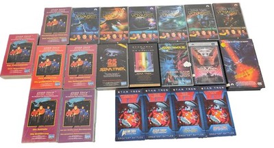  Star Trek VHS Sammlung Konvolut Voyager TOS Filme Paramount Raritäten Selten 