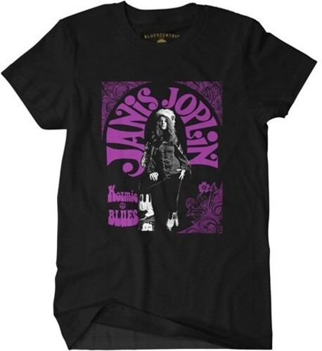 Janis Joplin - Janis Joplin - Kozmic Blues Psychedelic - Heavy Cotton T-Shirt -