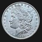 US 1894 O Morgan Silver Dollar Choice AU New Orleans $1.00 Rare Date