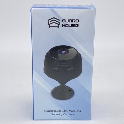 GuardHouse Mini Wireless Security Camera Black Indoor 30963-V1 Guard House - New