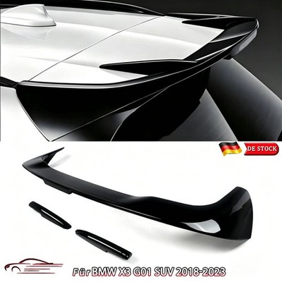 Heckspoiler Schwarz Glanz Lippe für BMW X3 G01 2017-2024 MP Style Dachspoiler