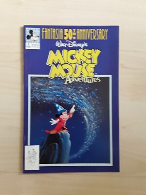 WALT DISNEY'S MICKEY MOUSE ADV.- FANTASIA  50th ANNIVERSARY  #9/1991