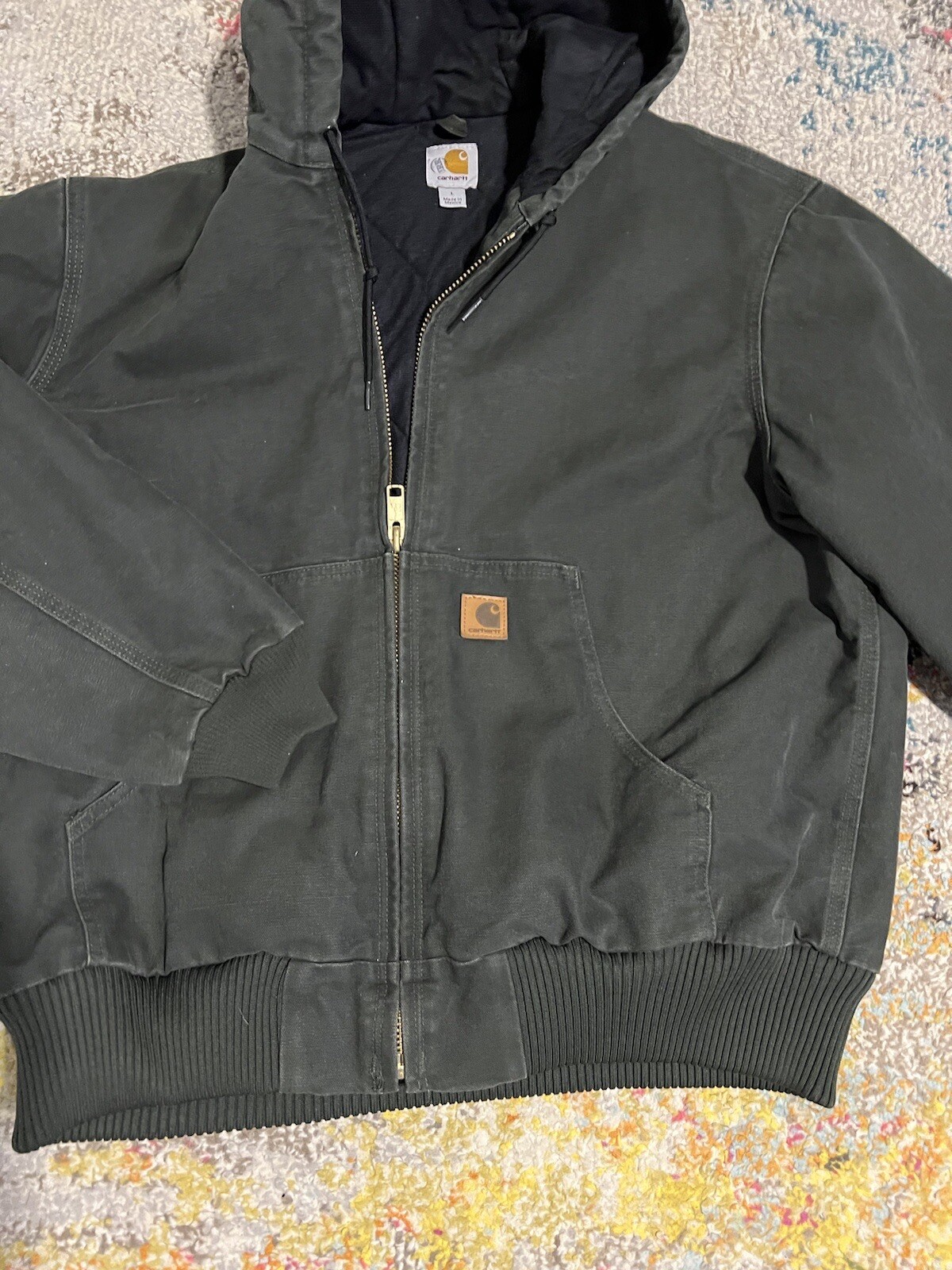 Carhartt J130 Washed Duck Active Jacket eBay