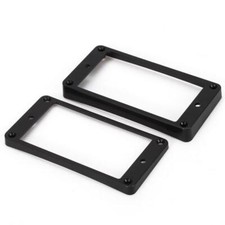 Black Curved Humbucker Pickup Mounting Rings for   LP Electric Guitar New