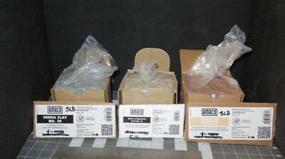 AMACO Clay 5 lb No.20 No.25 No.46 No.38 + Red Gray White Air & Kiln - Dry