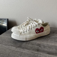 Size 9 - Converse Comme des Garçons Play x Chuck 70 2015 Low Milk
