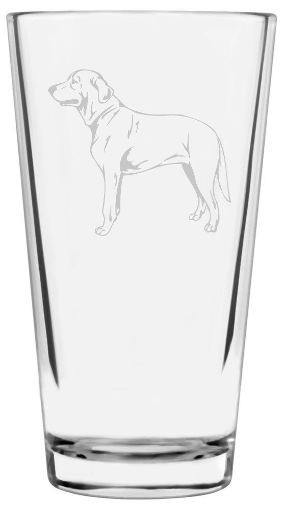 Molossus Dog Themed Etched 16oz Pint Glass for All Occasions