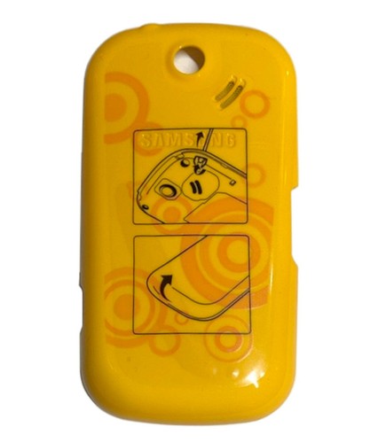 GENUINE Samsung GB3210 BATTERY COVER Door YELLOW cell phone back panel