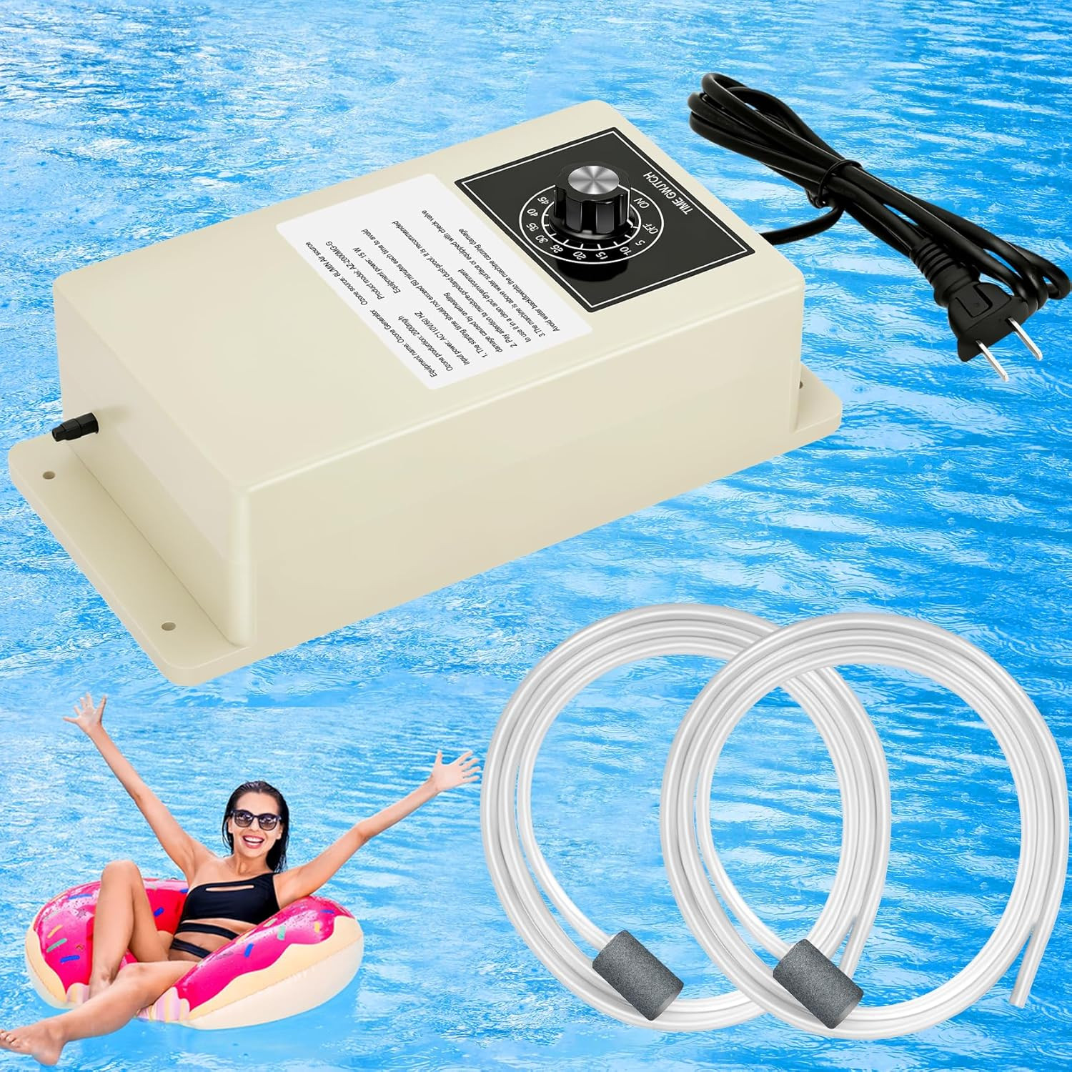2000Mg/H Ozone Generator Cold Plunge with Timer, Ozone Generator Water Keep Cold