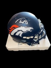 TROY FRANKLIN Signed NFL DENVER BRONCOS SPEED Mini Helmet Rookie WR BAS