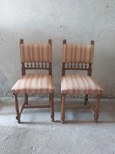 Coppia sedie antiche noce scolpite intaglio con leoni poltroncina intagliata 